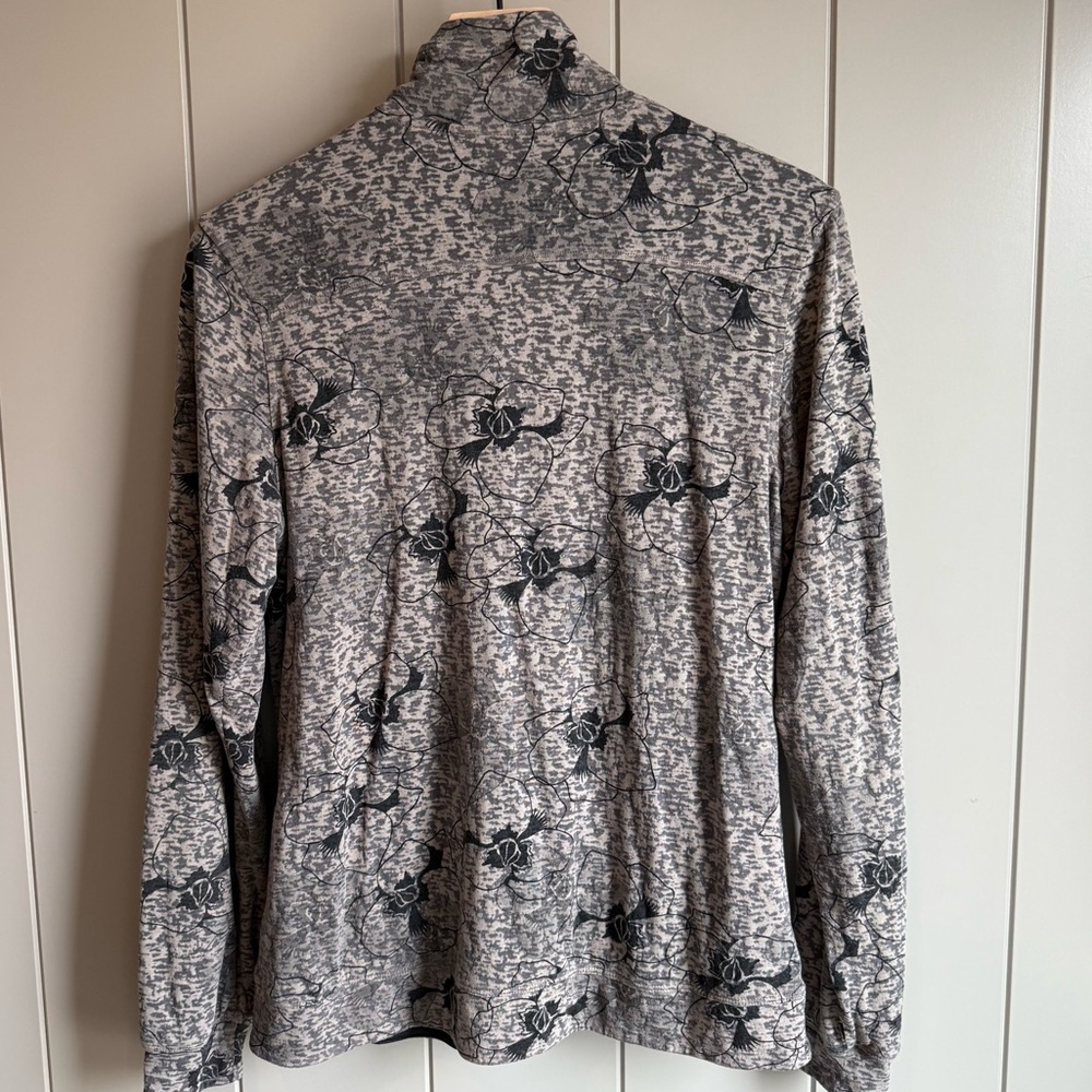 Merrell Opti-Wick Full Zip Light Jacket Sweatshirt Black Brown Grey Womens L - Picture 3 of 10